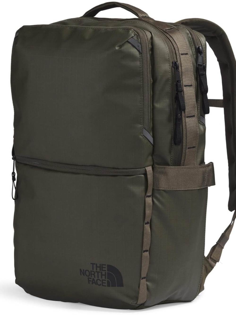 The North Face Olive Green Ripstop Backpack - Picture 2 of 4